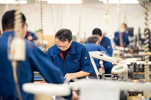 抜型の作業